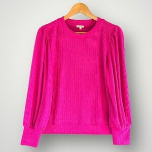 Super Fun Jodifl top blouse shirt size M bright pink